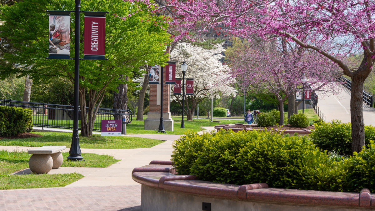 image of SIUC East Campus during Springtime
